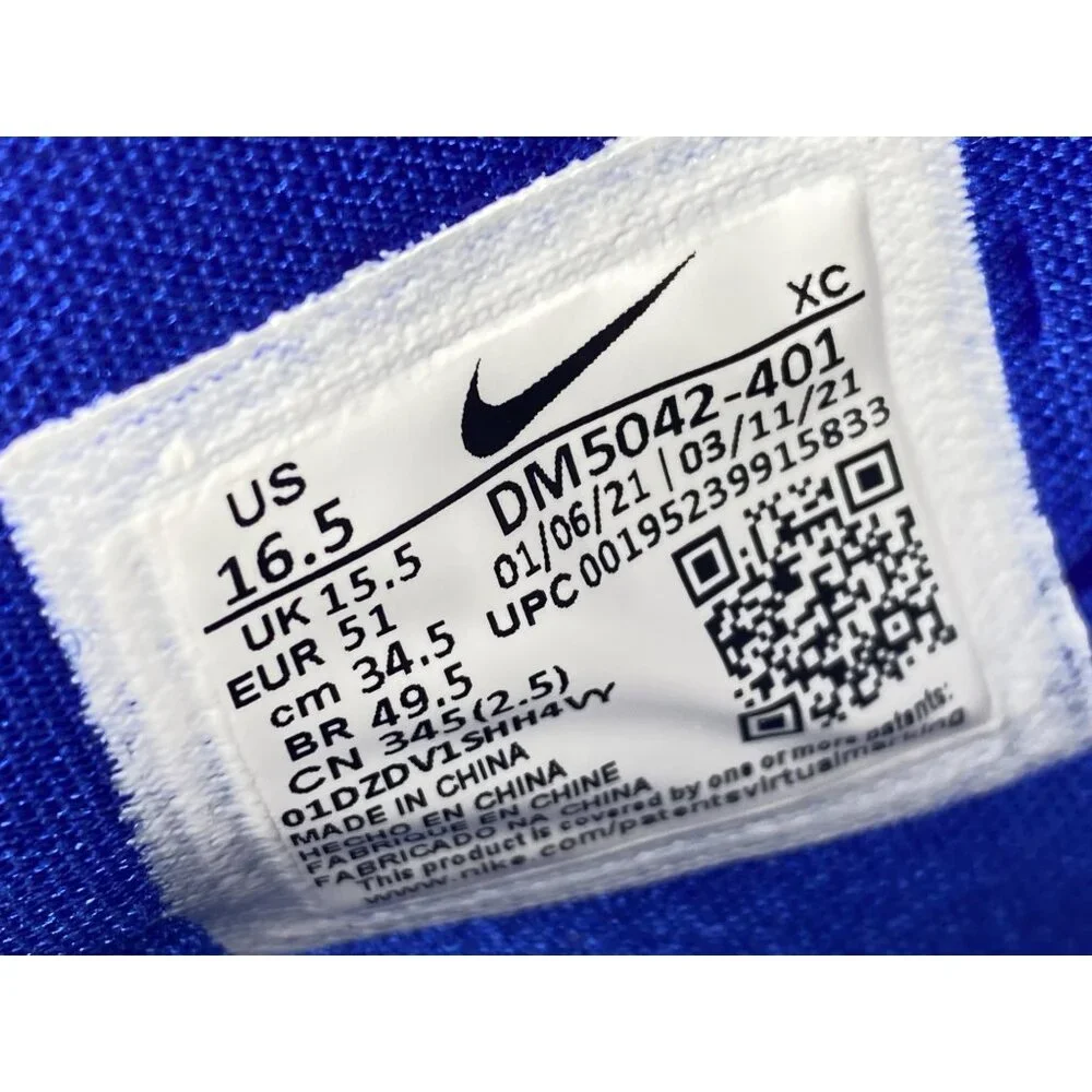 Nike Kyrie 7 TB Men’s Size 16.5 Game Royal Blue White Duke Irving DM5042-401